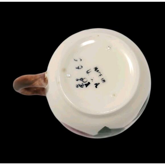 2 Sets Franciscan Apple Cups Saucers 1940s Hand Decorated in California USA READ - Picture 5 of 16